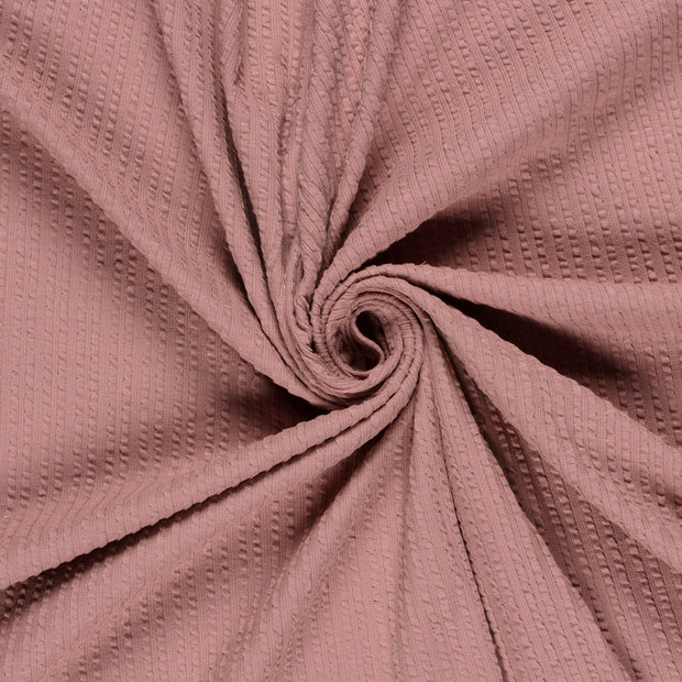 Rib Jacquard tissu Mauve clair 