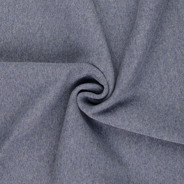Heavy Knit fabrik Indigoblau 