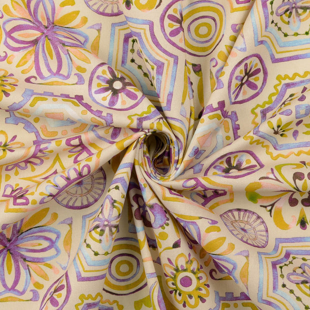 cretonne fabric Lila 