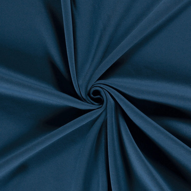 Jogging fabric Peacock Blue brushed 
