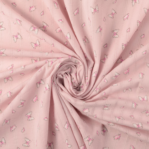 Voile fabrik Rosa 
