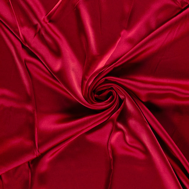 Satin fabrik Rot 