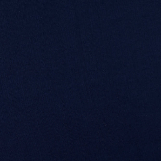 Popeline de Viscose tissu Unicolore Bleu Marine