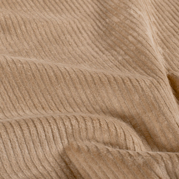 Velours Côtelé Stretch 6w tissu Unicolore Camel