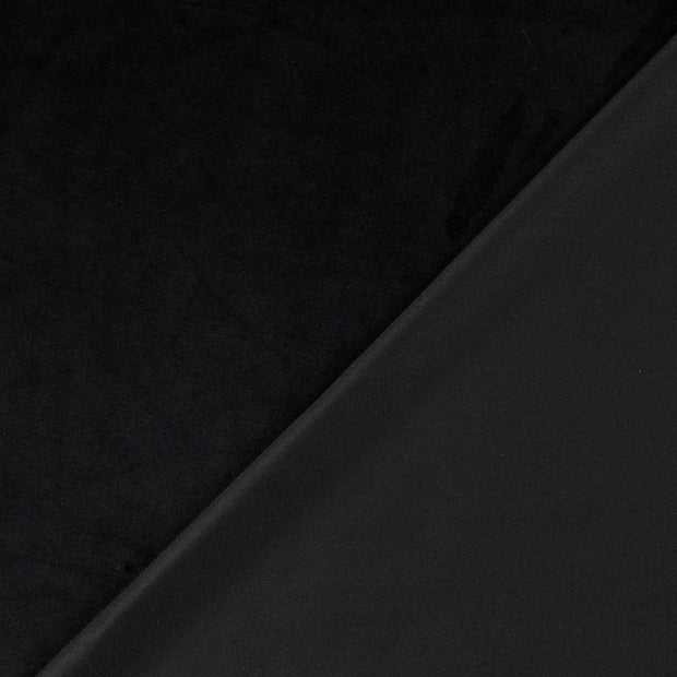 Velvet fabric black 
