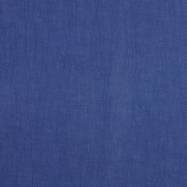 Lin tissu Unicolore Bleu Marine