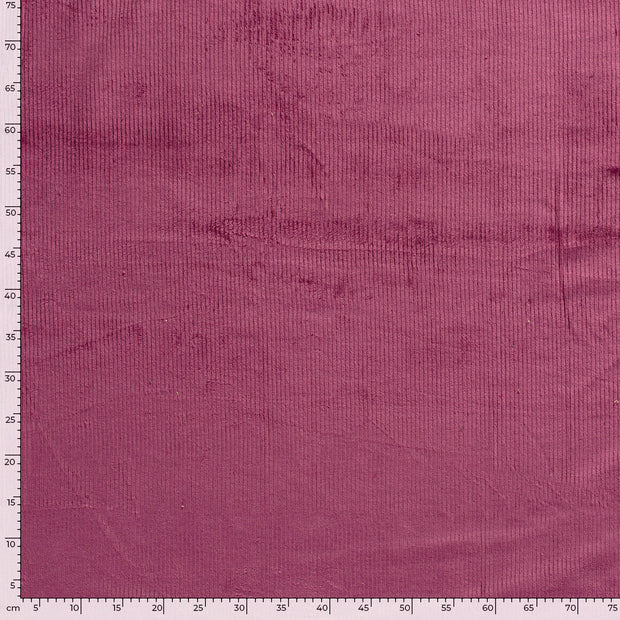 Jumbo Cord Stretch 6w fabrik Uni Magenta