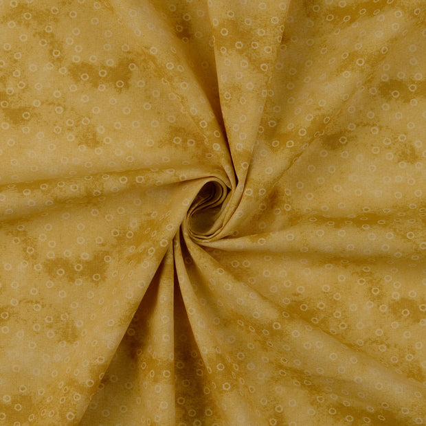 Popeline de Coton tissu Beige 