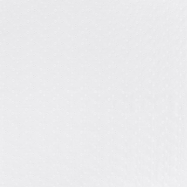 Cotton Poplin fabric White matte 