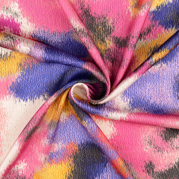 Viscose Satin tissu multicolore 