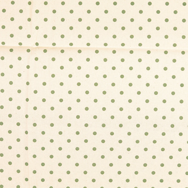  fabric dots Apple Green