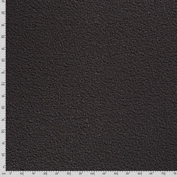 Bouclé fabric Unicolour Dark Grey