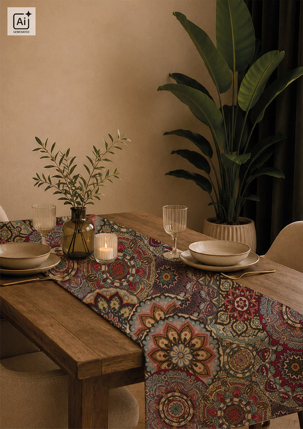 Gobeline fabrik Mandalas Beige