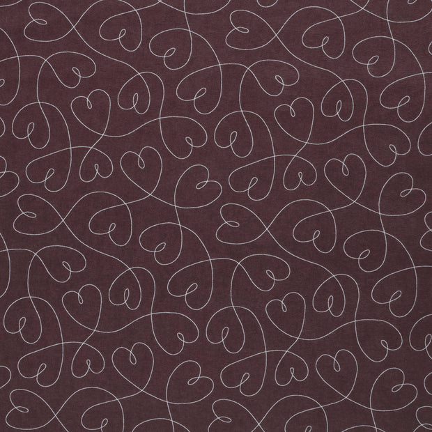 Flanell fabrik Mauve 