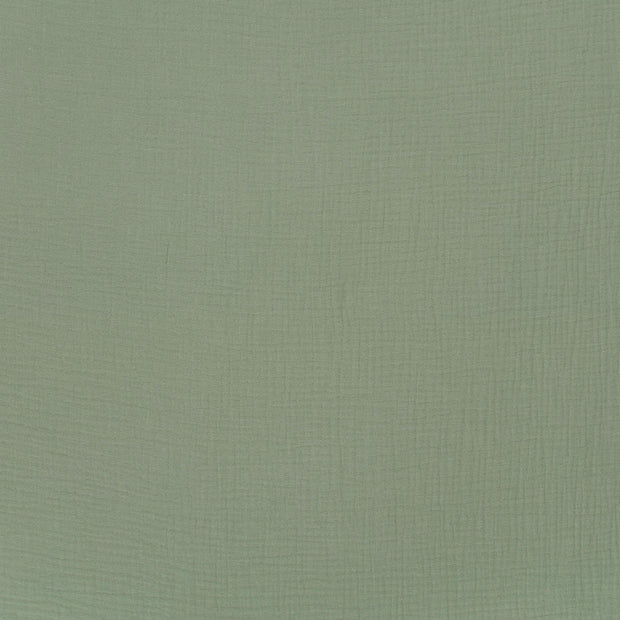 Muslin GOTS organic fabric Mint matte 