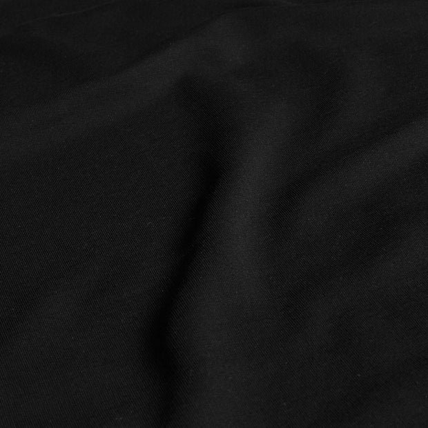 French Terry GOTS fabrik Uni Schwarz