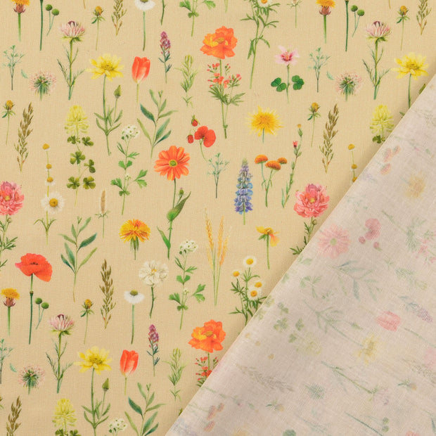 Fahnentuch fabrik beige 