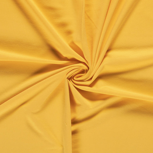 French Terry tissu Unicolore Jaune beurre