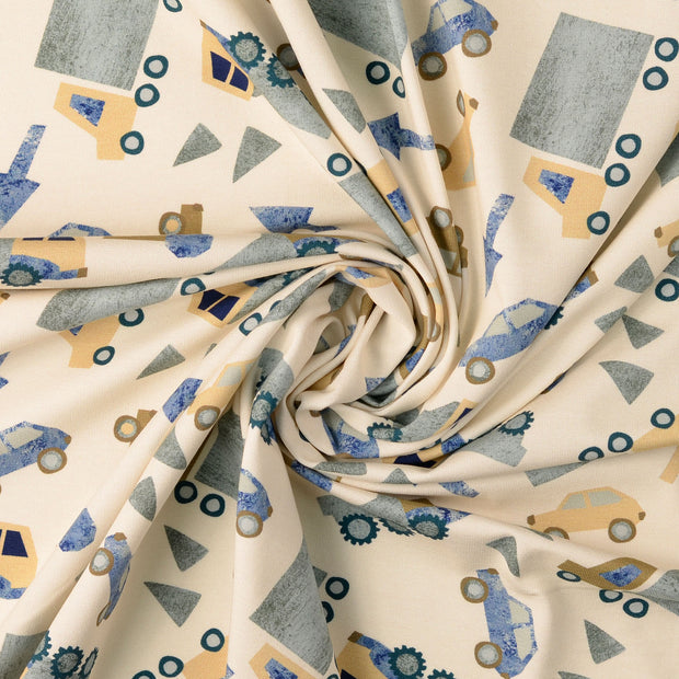 Cotton Jersey fabric Off White 