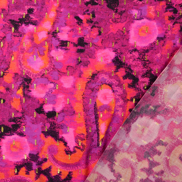  tissu Rose imprimé numérique 