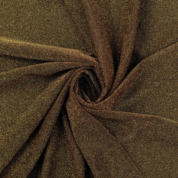Jersey de Coton tissu Doré 