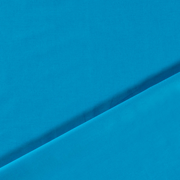 popeline tissu turquoise 