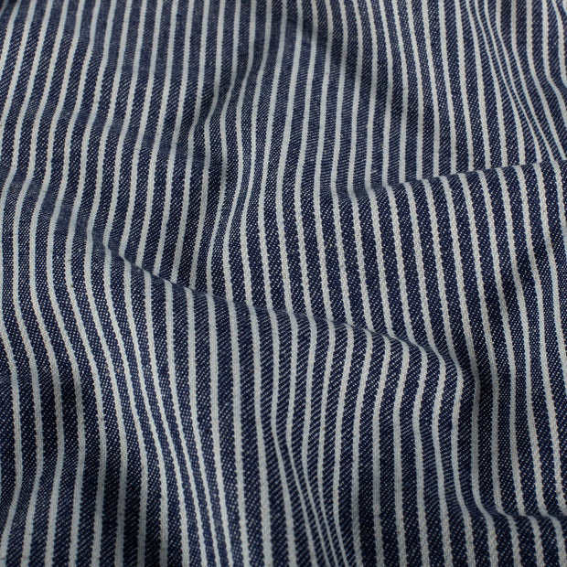 Jeans fabrik Streifen Marine