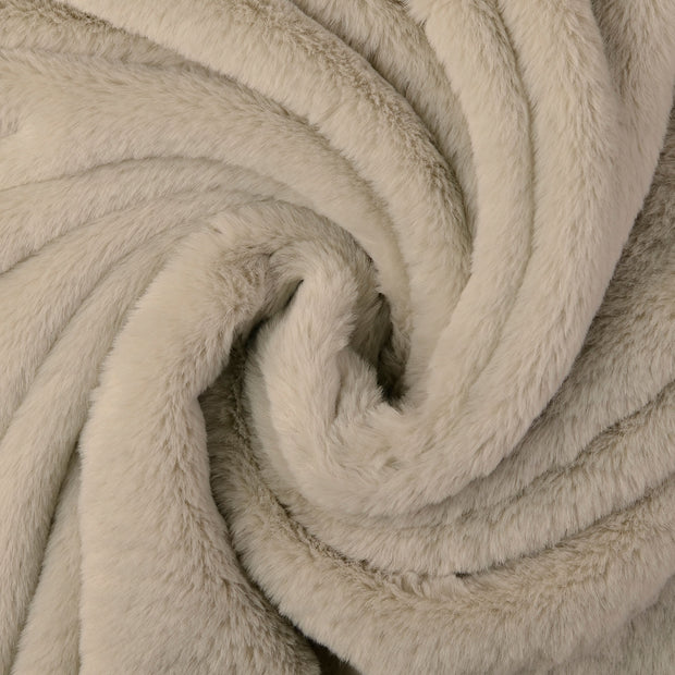 Fausse Fourrure tissu Gris 