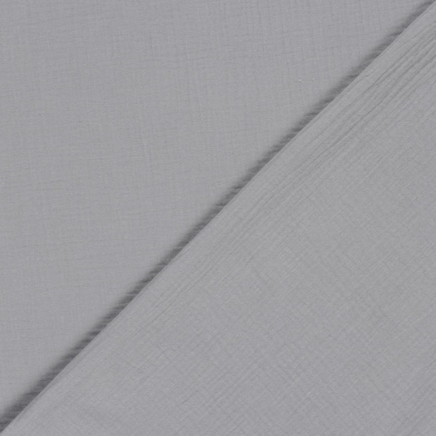 Muslin GOTS organic fabric Unicolour 