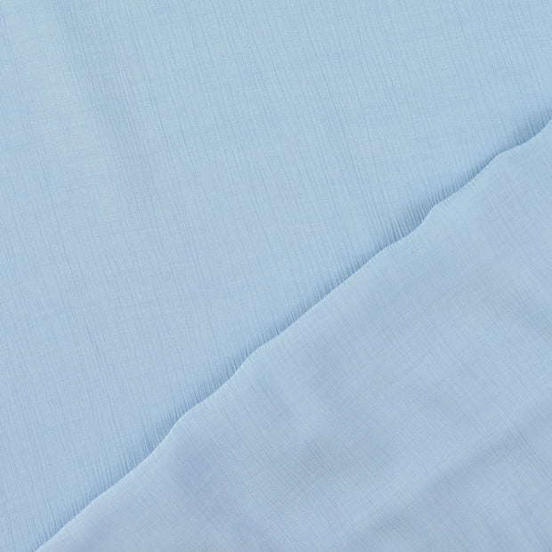 Viscose Poplin fabrik Hellblau crushed 
