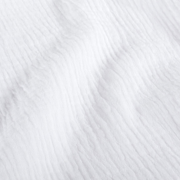 Muslin GOTS organic fabric Unicolour Optical White
