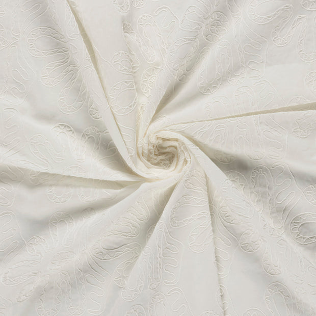 Cotton Poplin fabric Off White 