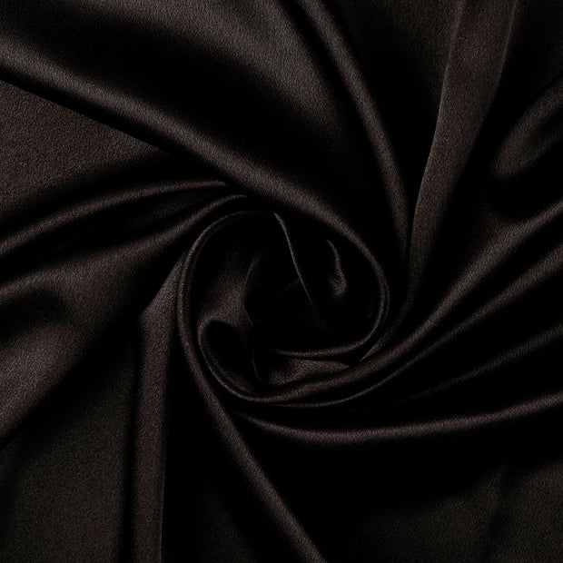 Satin tissu Noir 