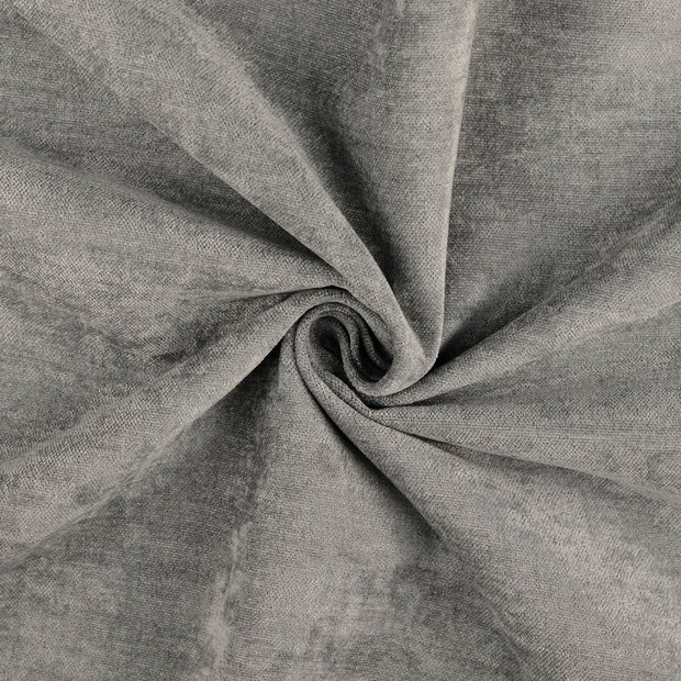 Velours tissu gris 
