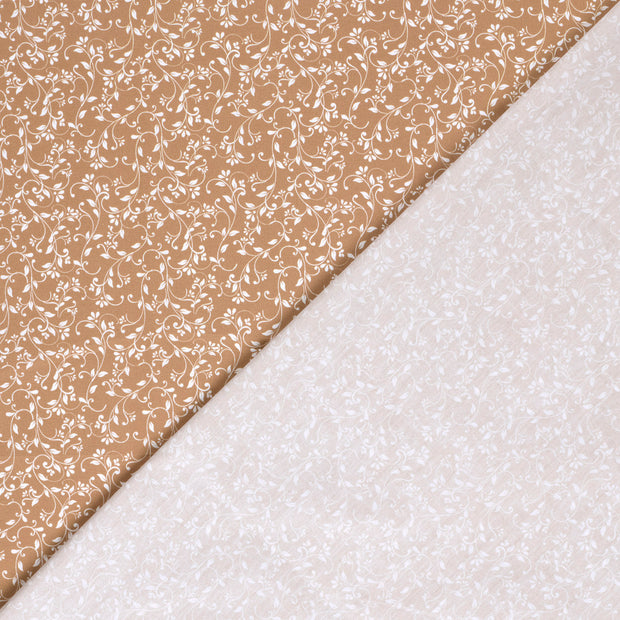 Popeline de Coton tissu fleurs imprimé numérique 