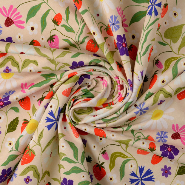 French Terry fabric Beige 