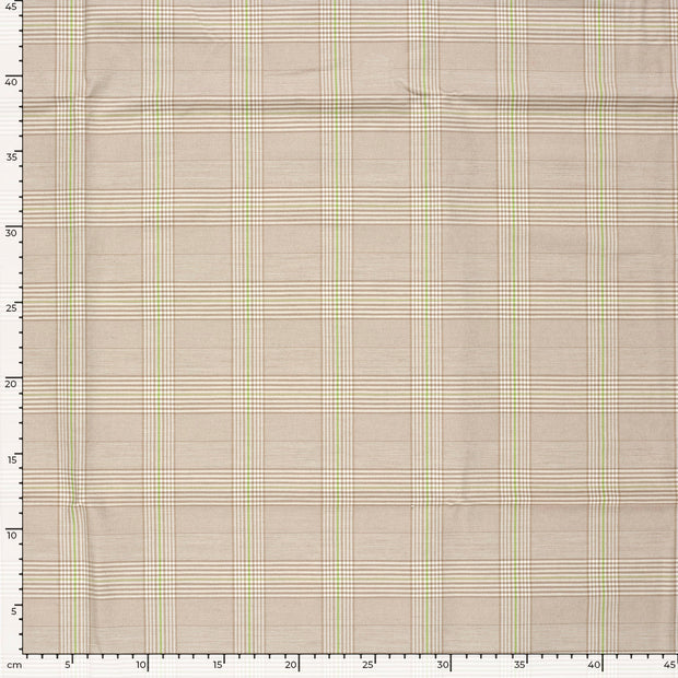 Bengaline fabrik Abstrakt Beige