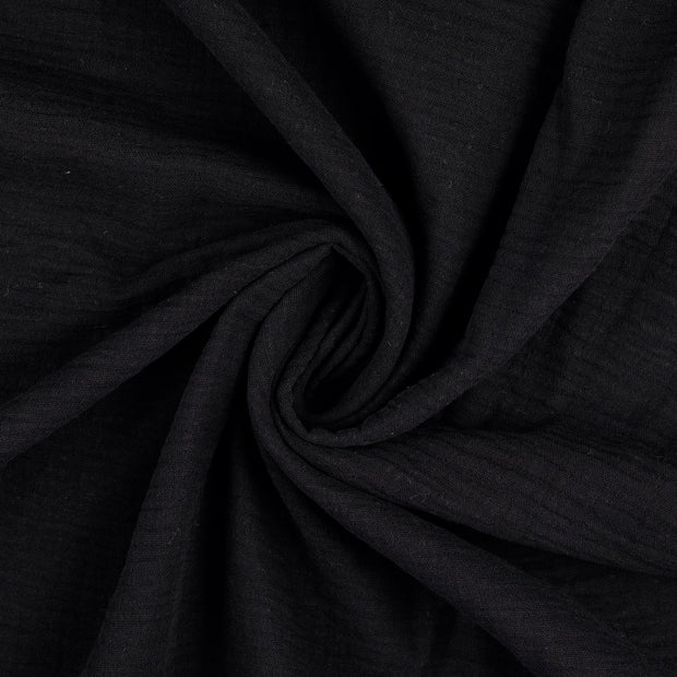 Muslin fabric black 