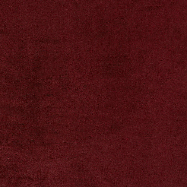 Polaire de Bambou tissu Bordeaux mat 