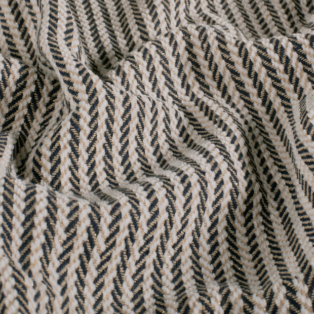 Jacquard fabric Stripes Indigo