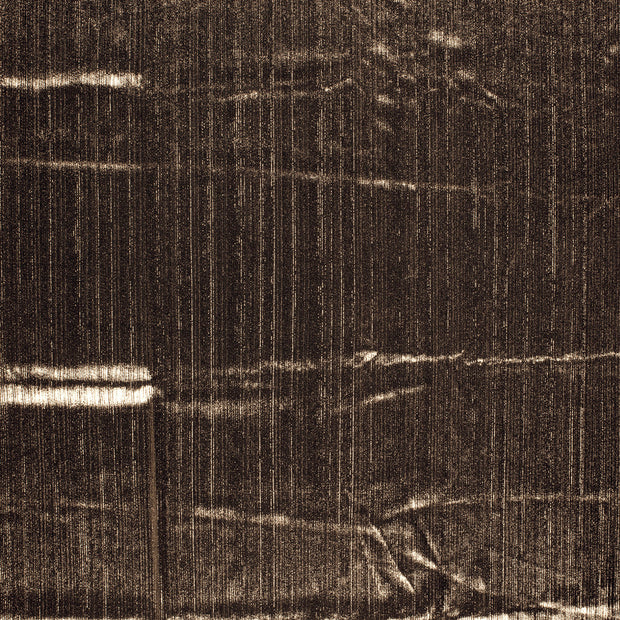 Jersey de Polyester tissu Bronze scintillant 