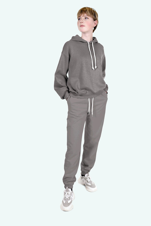 Jogging fabric Unicolour Light Grey