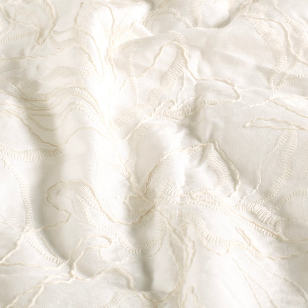  tissu fleurs Beige