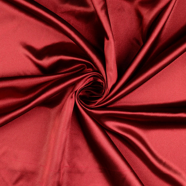 Satin fabric bordeaux 