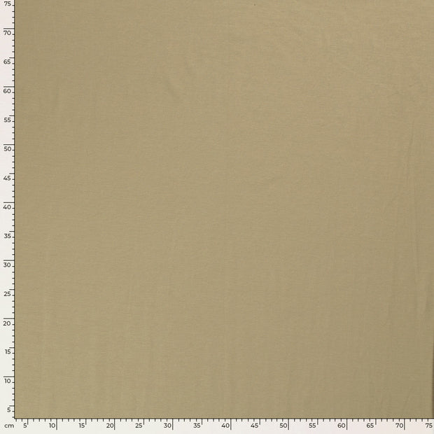 Jersey fabric Unicolour Olive Green