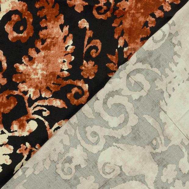 Viscose Twill fabric Abstract printed 