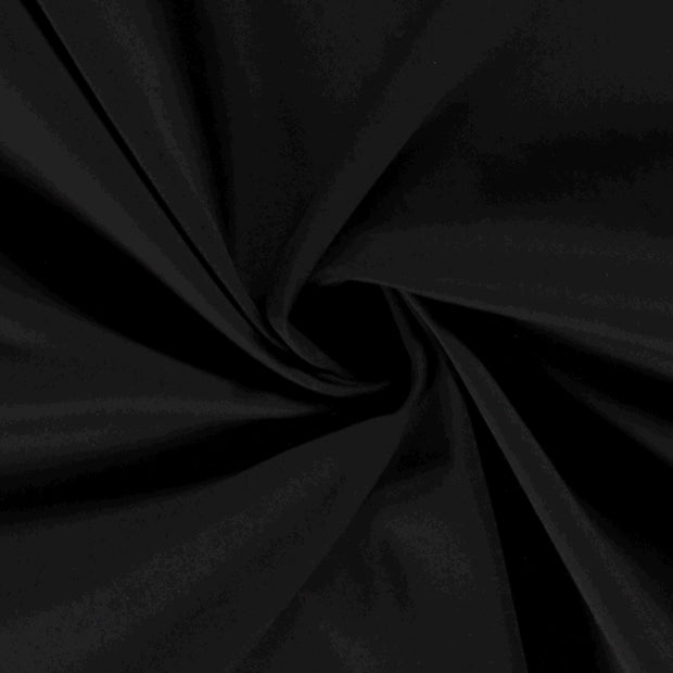 Twill Stretch fabric Unicolour Black