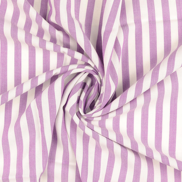 Popeline de Viscose tissu Lilas fil teint 