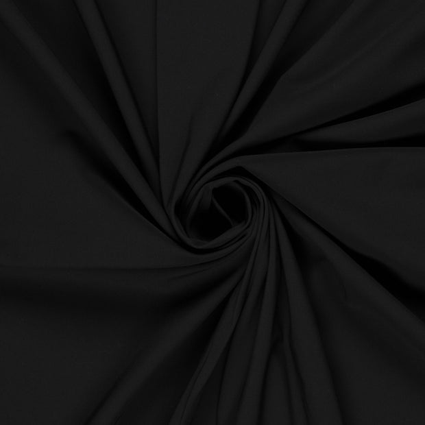 Traveler Jersey fabric Unicolour Black