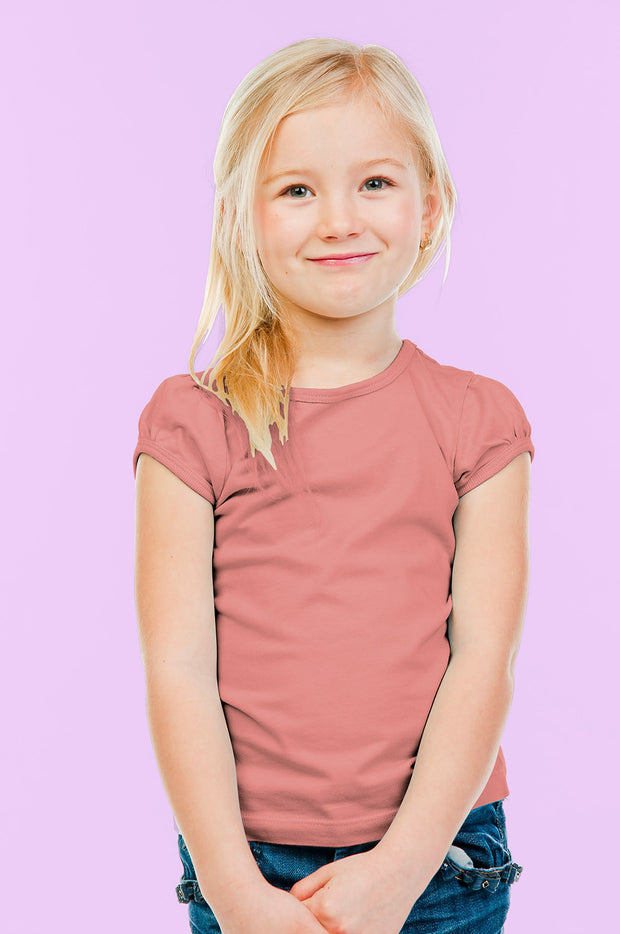 Cotton Jersey GOTS organic fabric Unicolour Old Pink